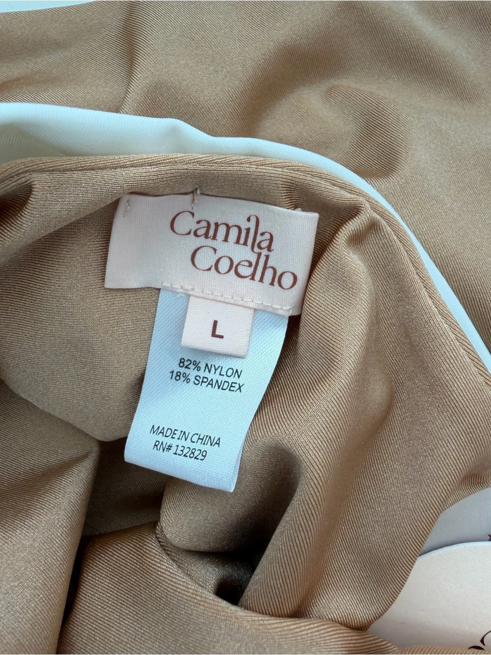 NWT Camila Coelho Bonita High Waist Bikini Bottoms Large